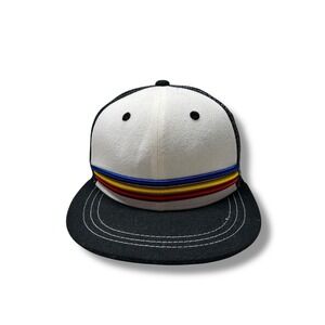 Colorado Flag Aksels Trucker Style Snapback Hat Adult OSFM White & Blue Ball Cap